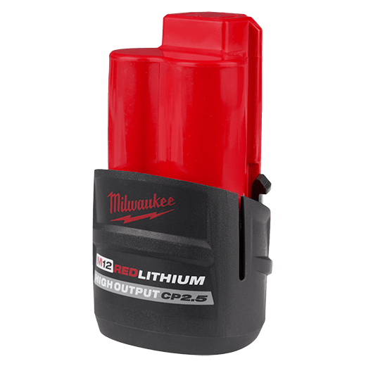 Milwaukee M12 Redlithium High output CP2.5ah Battery Pack 48-11